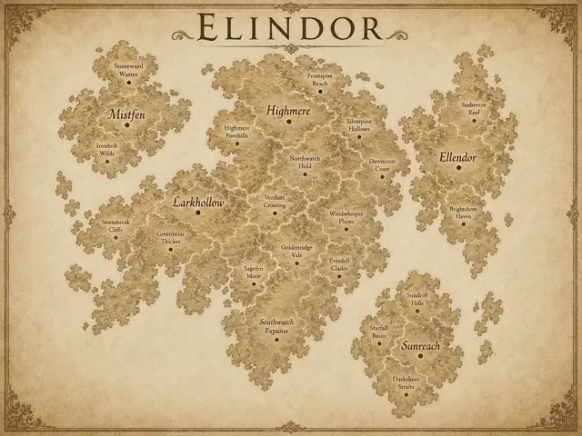 Map of Elindor